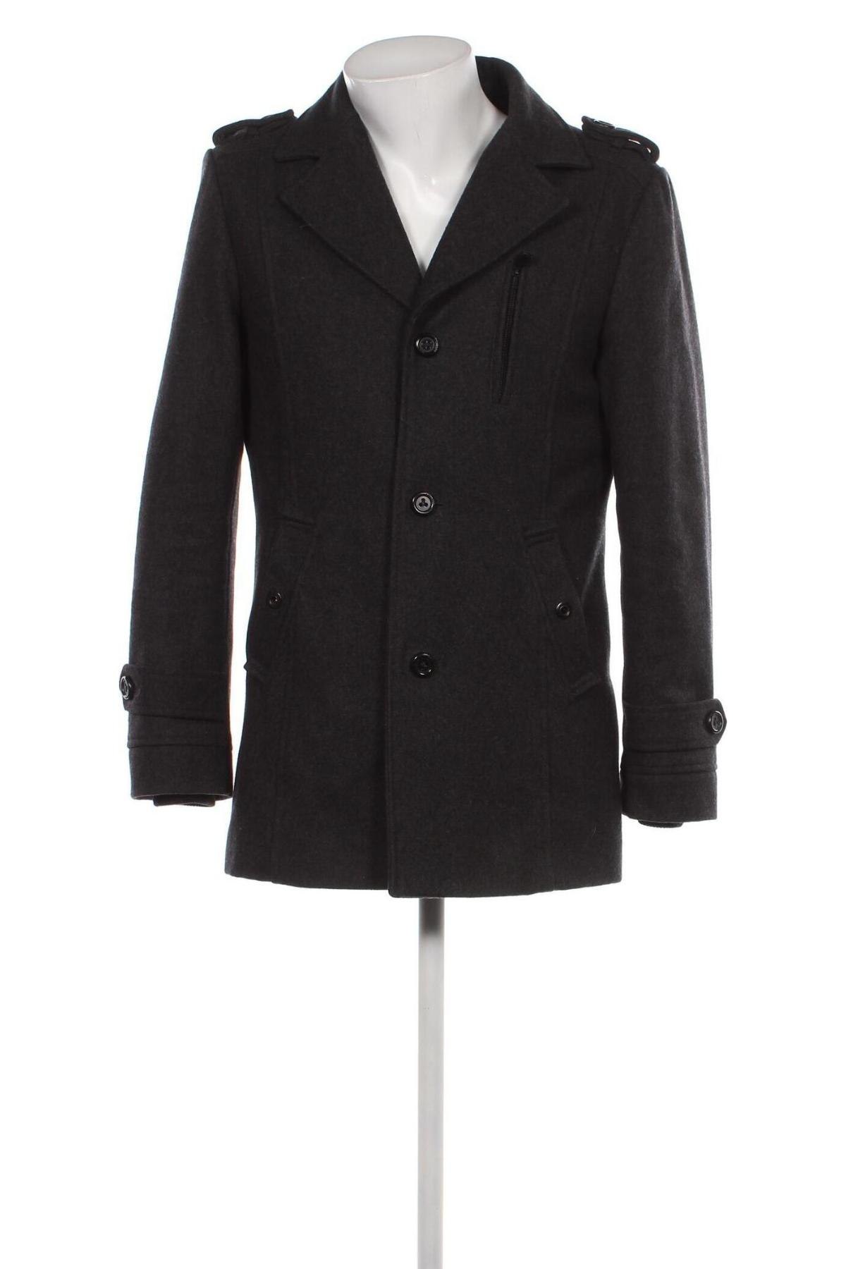 Ανδρικά παλτό Clockhouse, Μέγεθος S, Χρώμα Γκρί, Τιμή 37,77 €