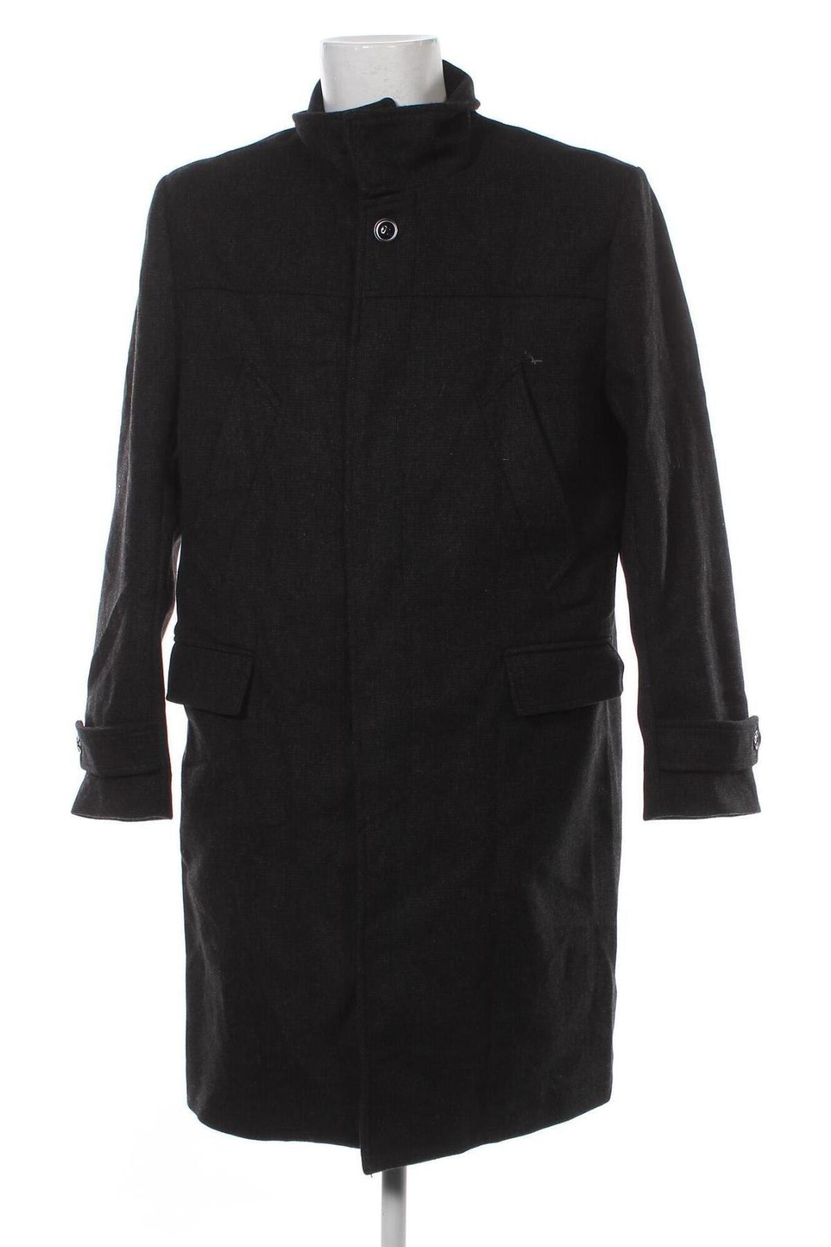 Ανδρικά παλτό H&M, Μέγεθος XL, Χρώμα Μαύρο, Τιμή 33,10 €