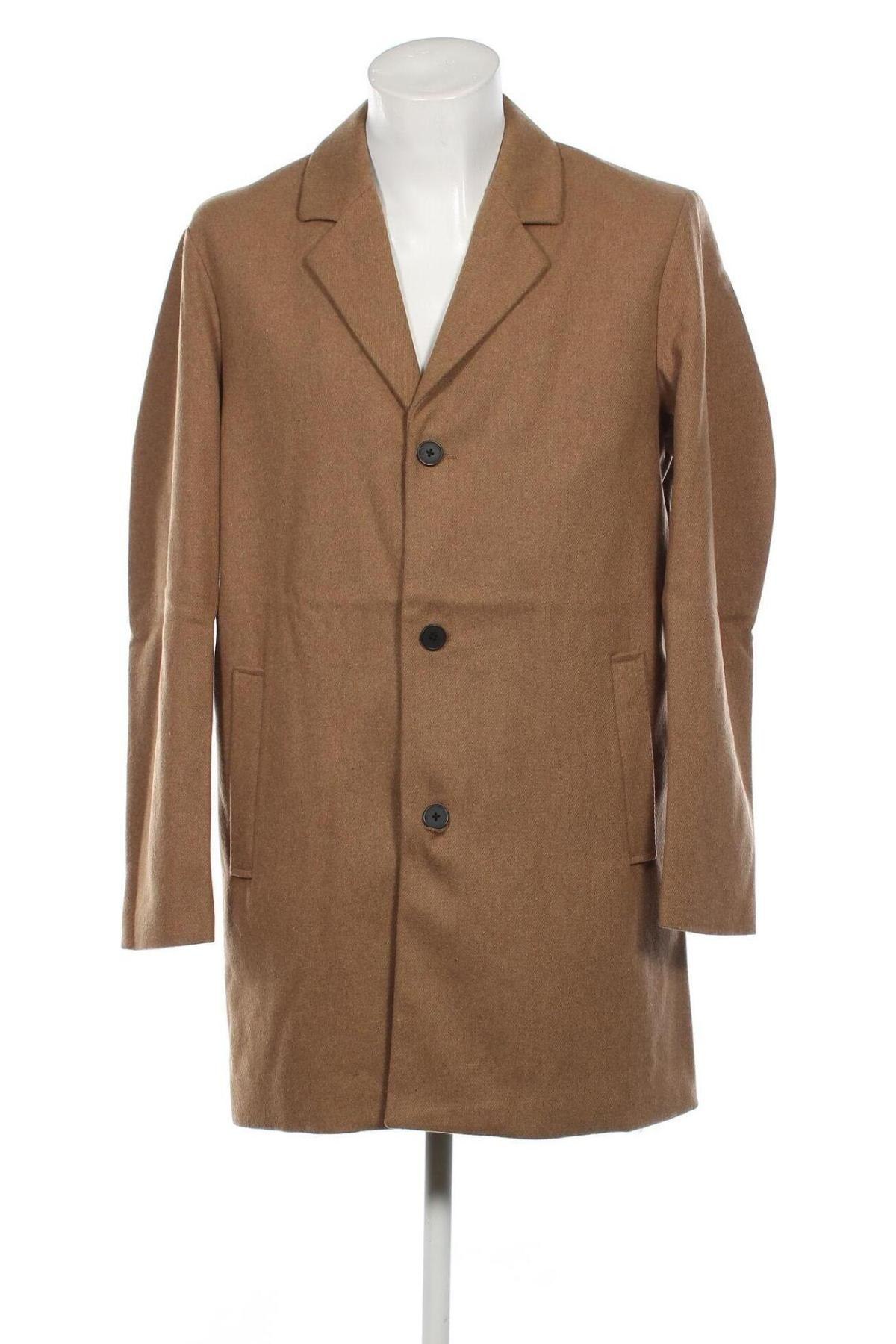Palton de bărbați Jack & Jones, Mărime XL, Culoare Bej, Preț 134,87 Lei