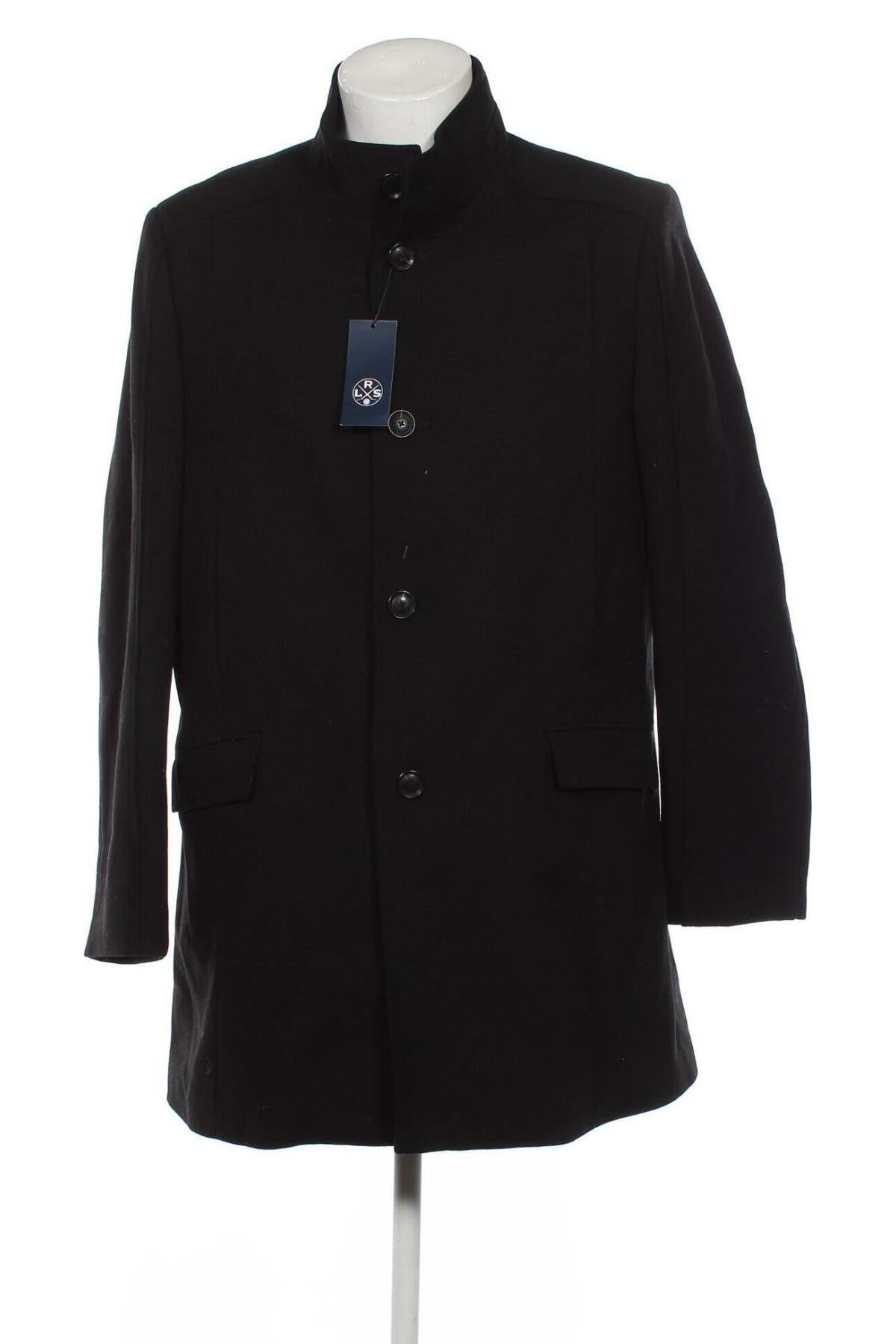 Мъжко палто Lerros, Размер XL, Цвят Черен, Цена 138,00 лв.