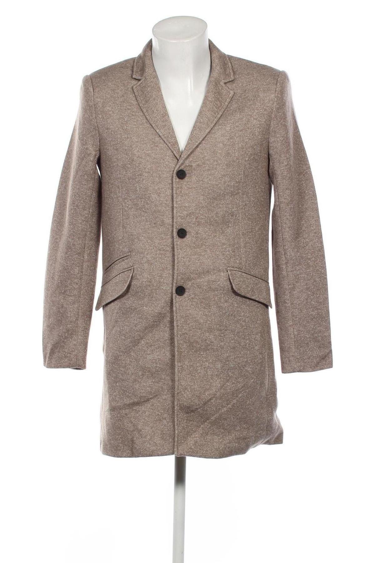 Ανδρικά παλτό Only & Sons, Μέγεθος XS, Χρώμα  Μπέζ, Τιμή 12,41 €