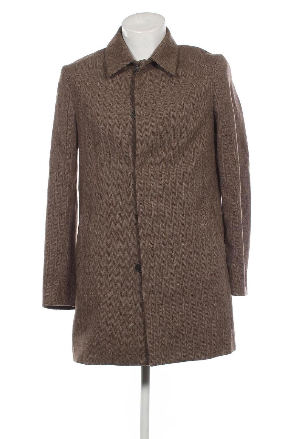Ανδρικά παλτό Sisley, Μέγεθος XL, Χρώμα Καφέ, Τιμή 32,26 €