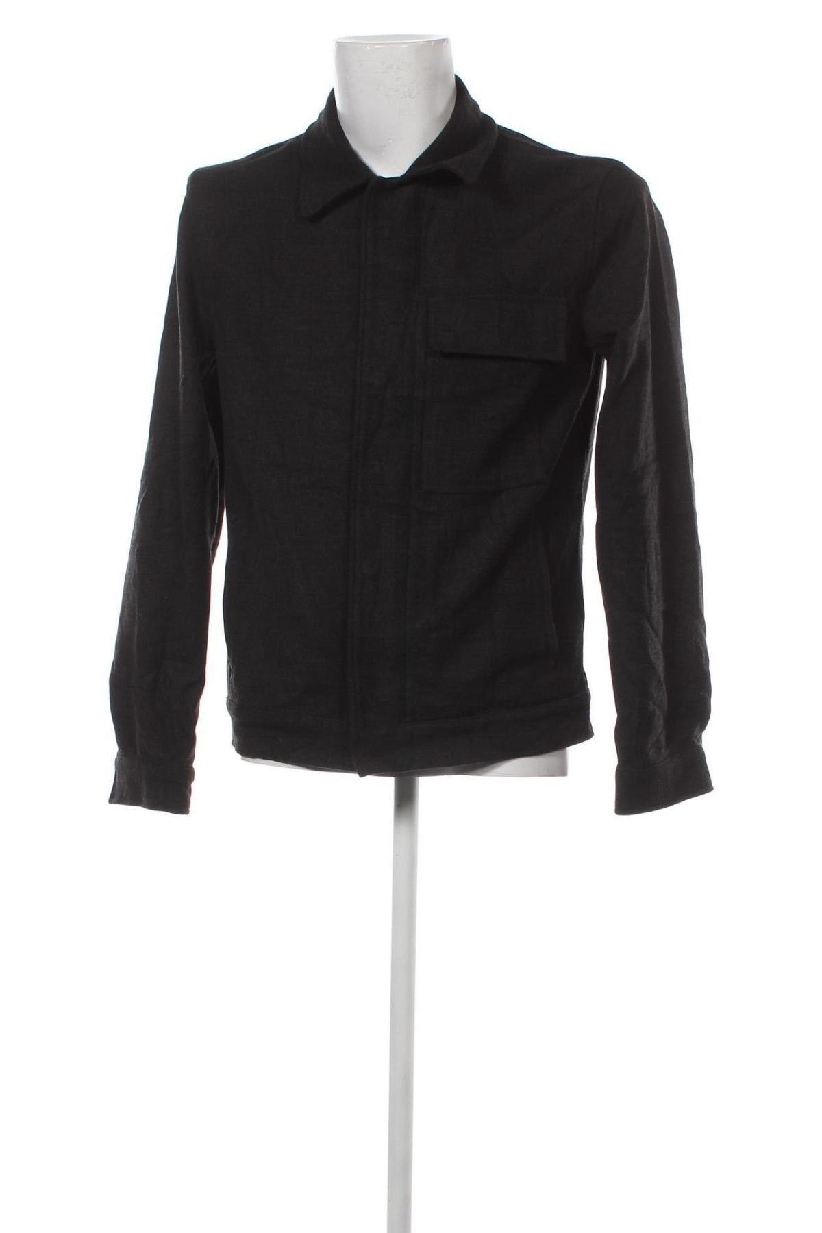 Palton de bărbați Zara, Mărime L, Culoare Gri, Preț 62,86 Lei