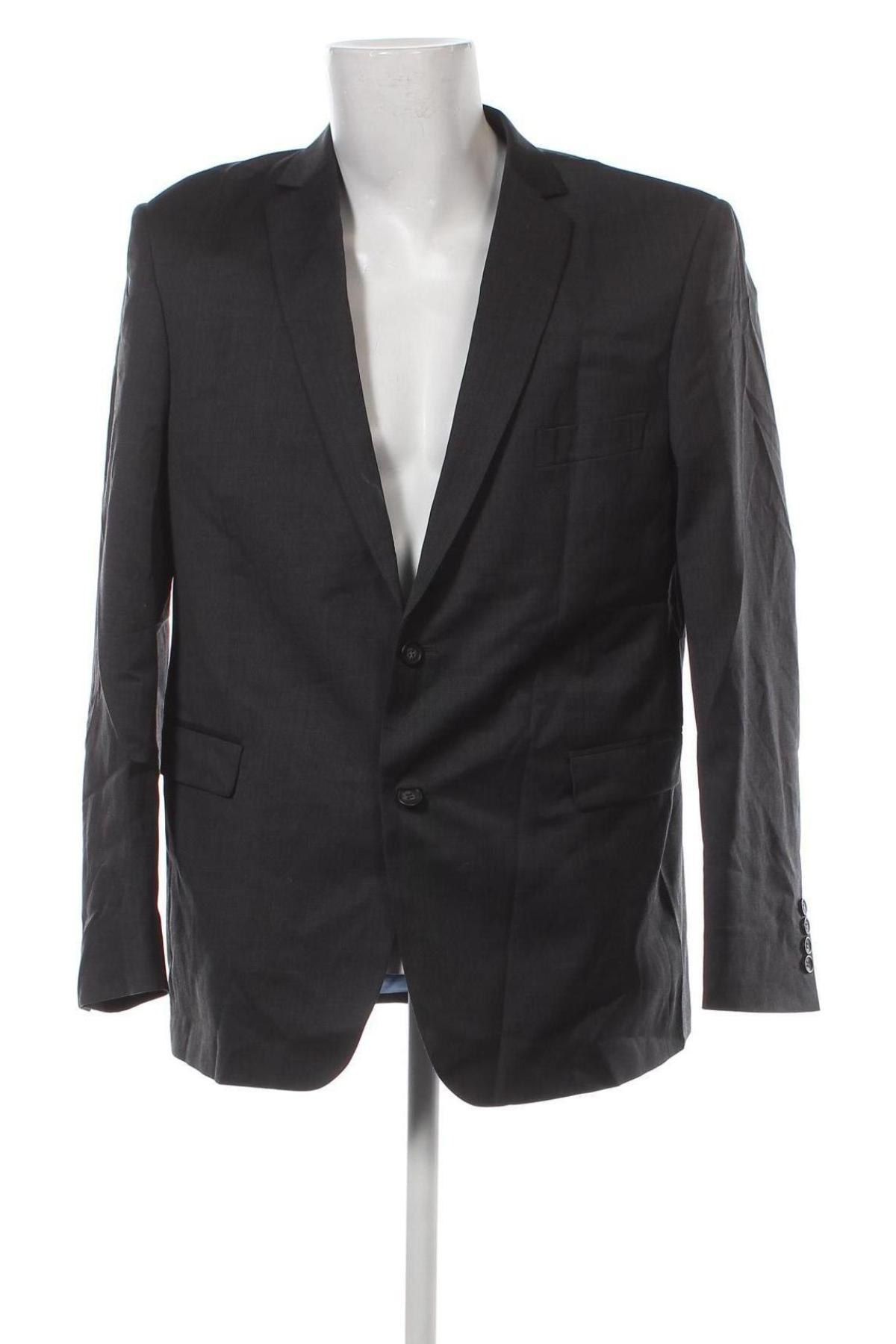 Ανδρικό σακάκι Dressmann, Μέγεθος XL, Χρώμα Γκρί, Τιμή 5,59 €