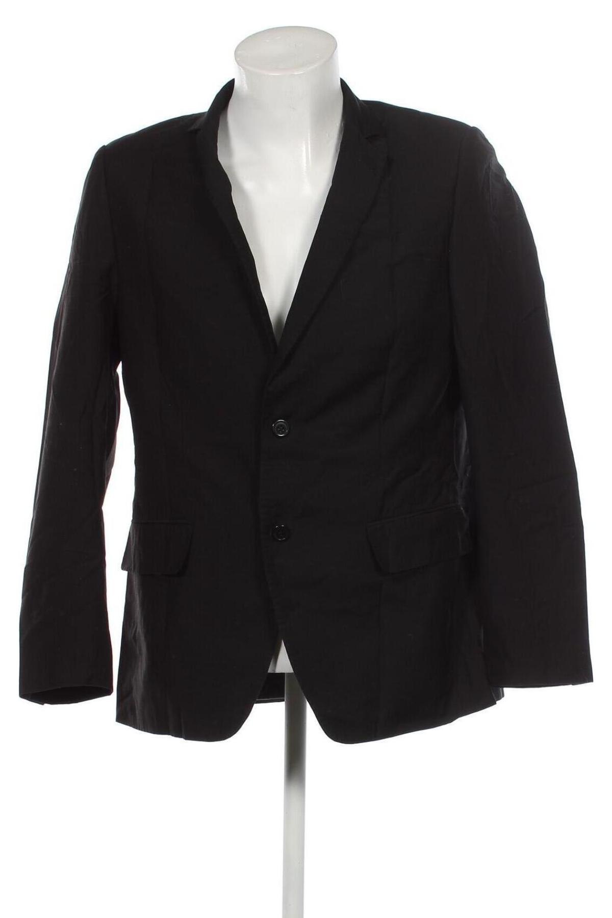 Pánské sako  H&M, Velikost XL, Barva Černá, Cena  175,00 Kč