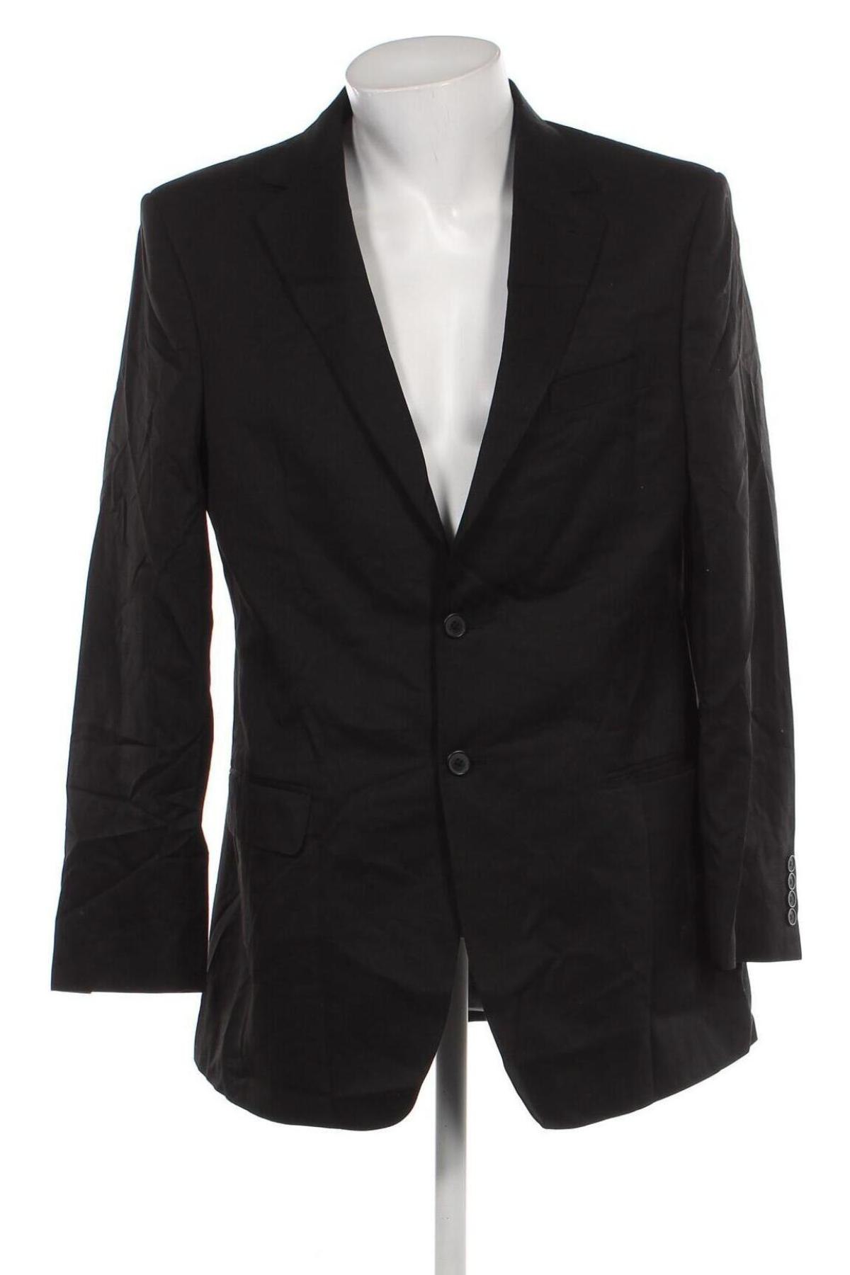 Ανδρικό σακάκι Marks & Spencer, Μέγεθος L, Χρώμα Μαύρο, Τιμή 5,44 €