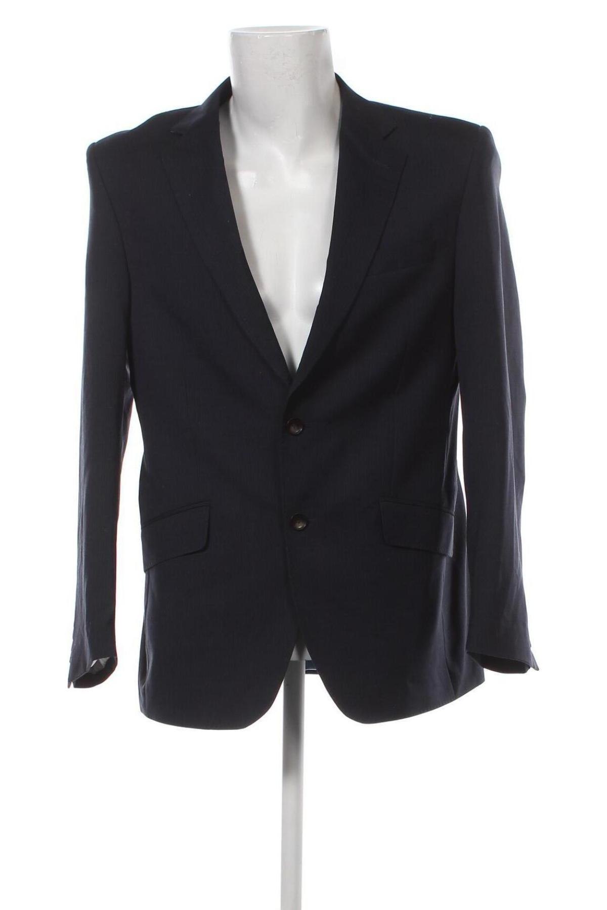Ανδρικό σακάκι Marks & Spencer, Μέγεθος L, Χρώμα Μπλέ, Τιμή 3,08 €