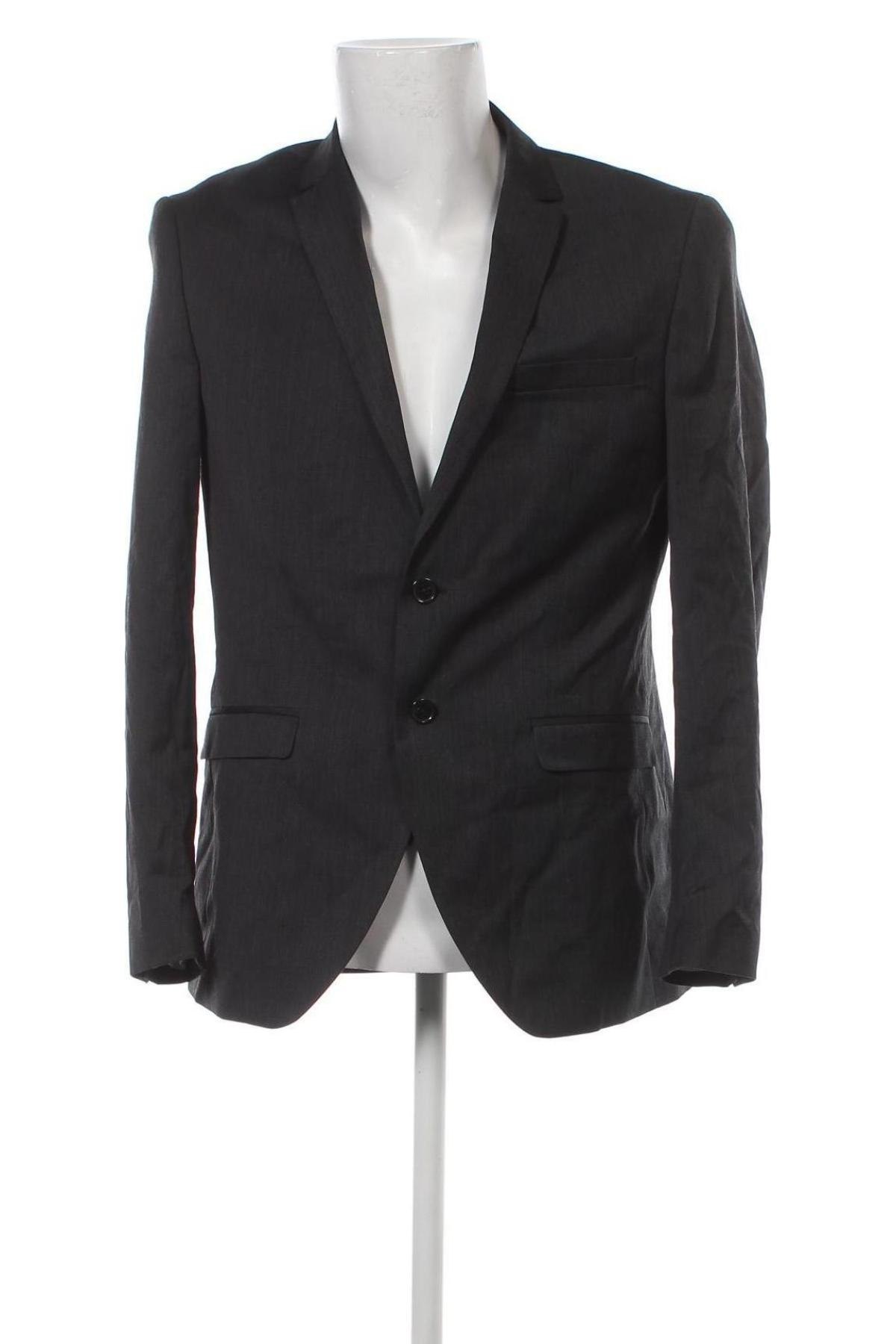 Ανδρικό σακάκι Selected Homme, Μέγεθος L, Χρώμα Γκρί, Τιμή 16,52 €