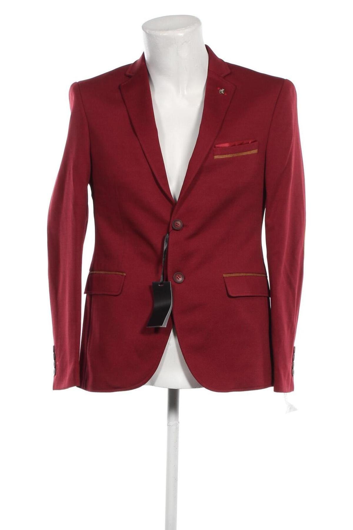 Herren Sakko Sinequanone, Größe L, Farbe Rot, Preis 31,06 €