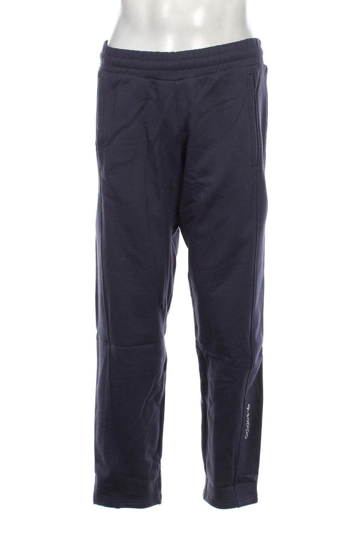Pantaloni trening de bărbați Adidas Originals, Mărime M, Culoare Albastru, Preț 114,47 Lei