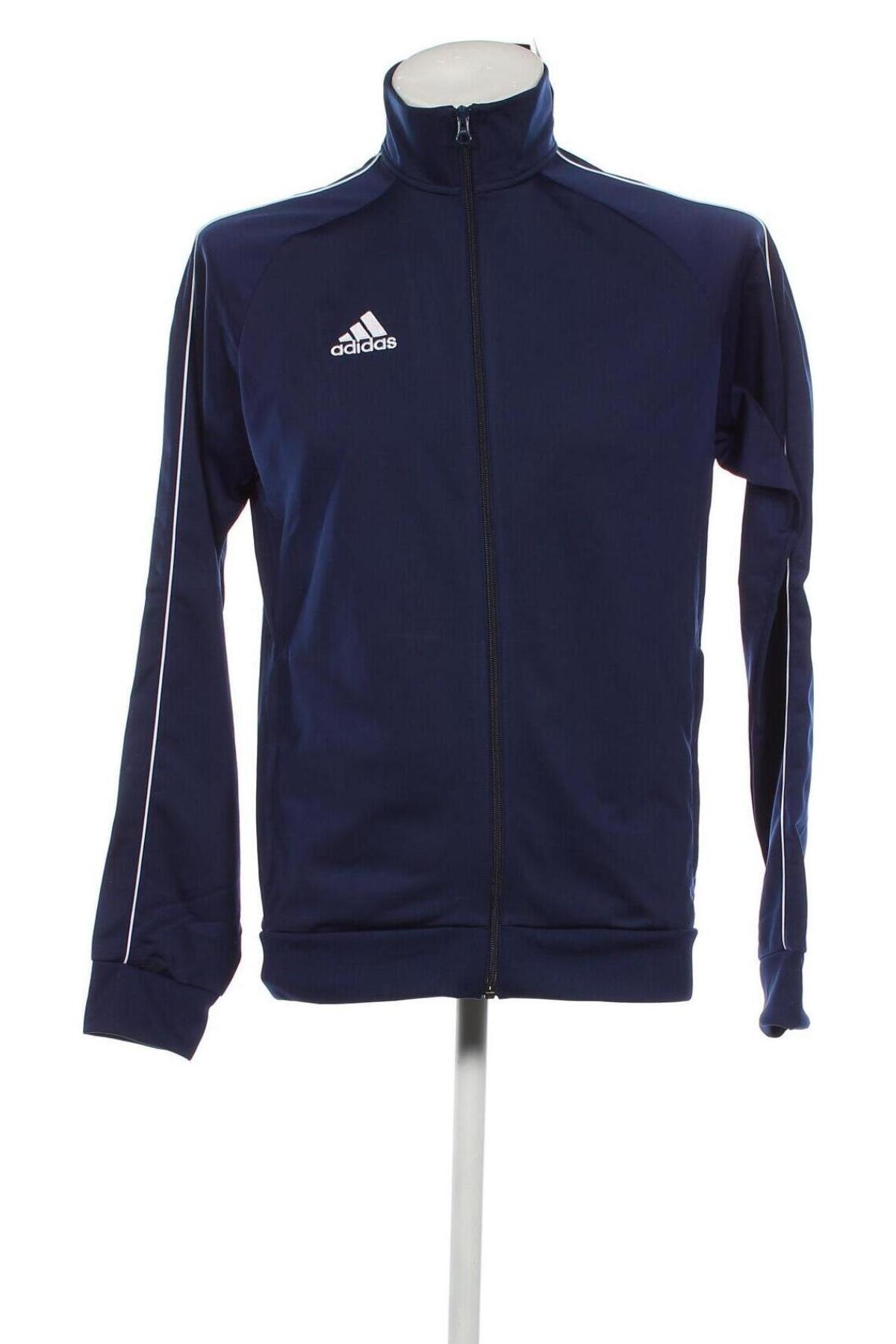 Ανδρική αθλητική ζακέτα Adidas, Μέγεθος M, Χρώμα Μπλέ, Τιμή 35,69 €