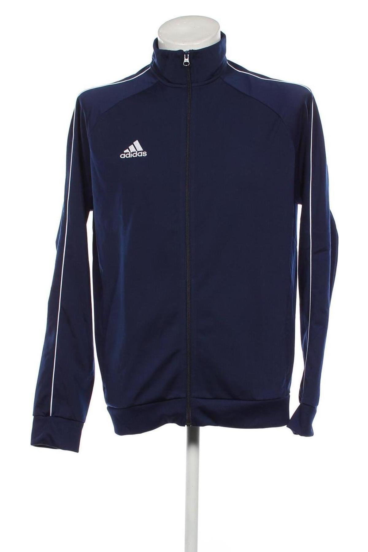 Ανδρική αθλητική ζακέτα Adidas, Μέγεθος L, Χρώμα Μπλέ, Τιμή 70,54 €