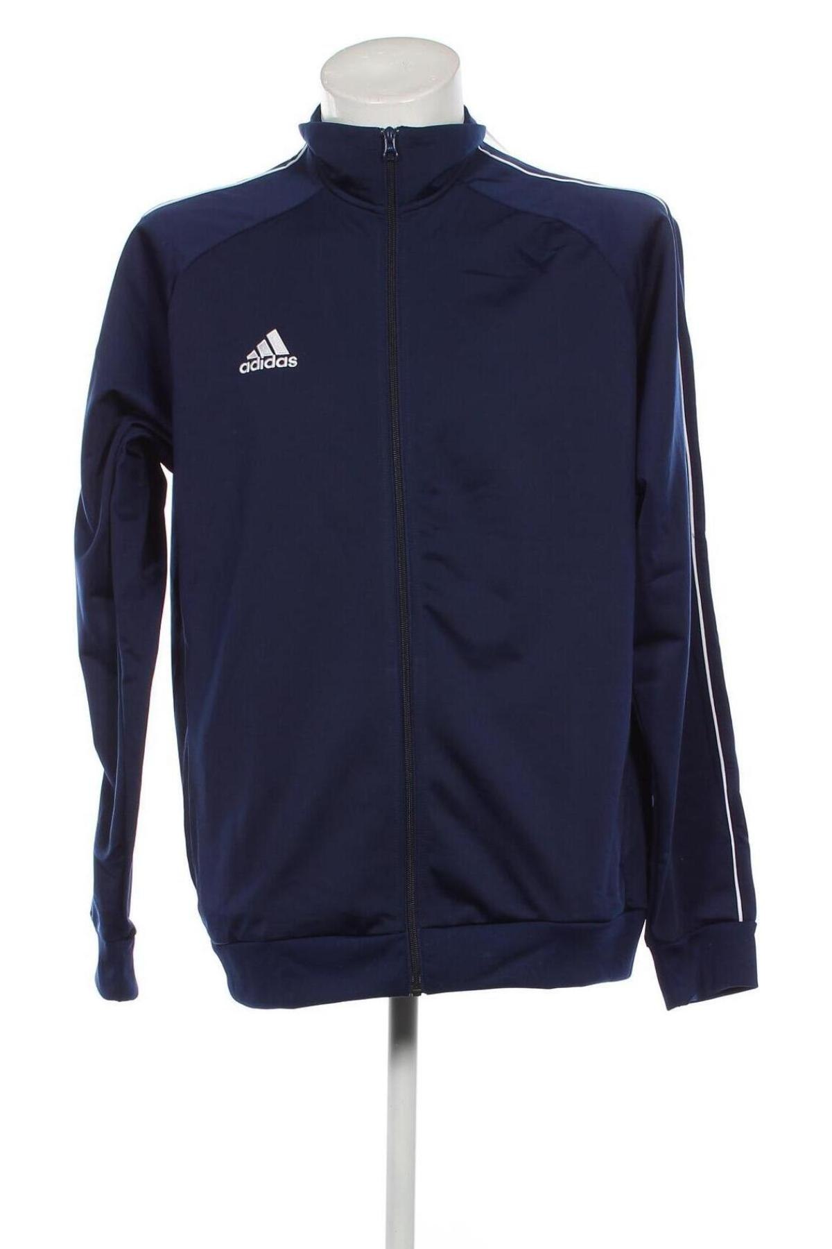Ανδρική αθλητική ζακέτα Adidas, Μέγεθος XL, Χρώμα Μπλέ, Τιμή 35,69 €