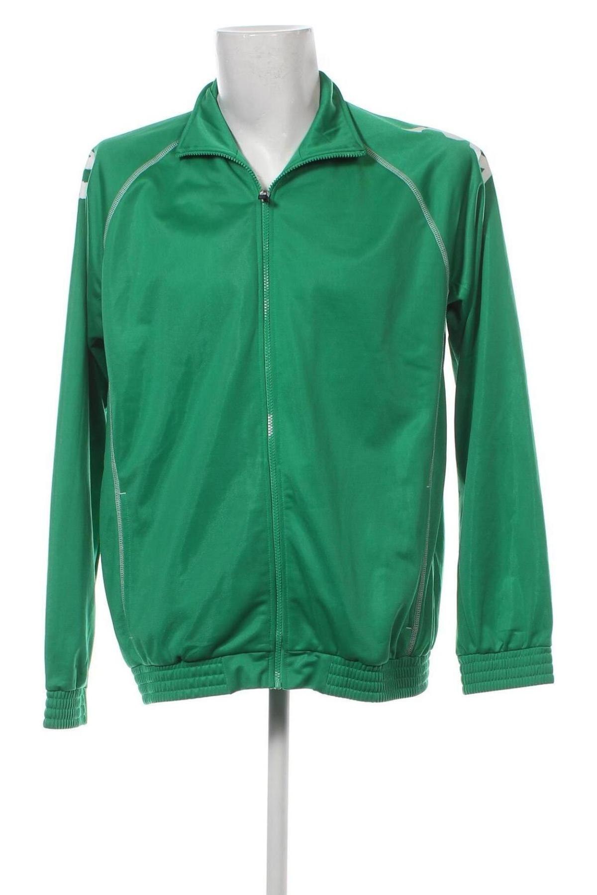 Ανδρική αθλητική ζακέτα Kappa, Μέγεθος XL, Χρώμα Πράσινο, Τιμή 14,85 €