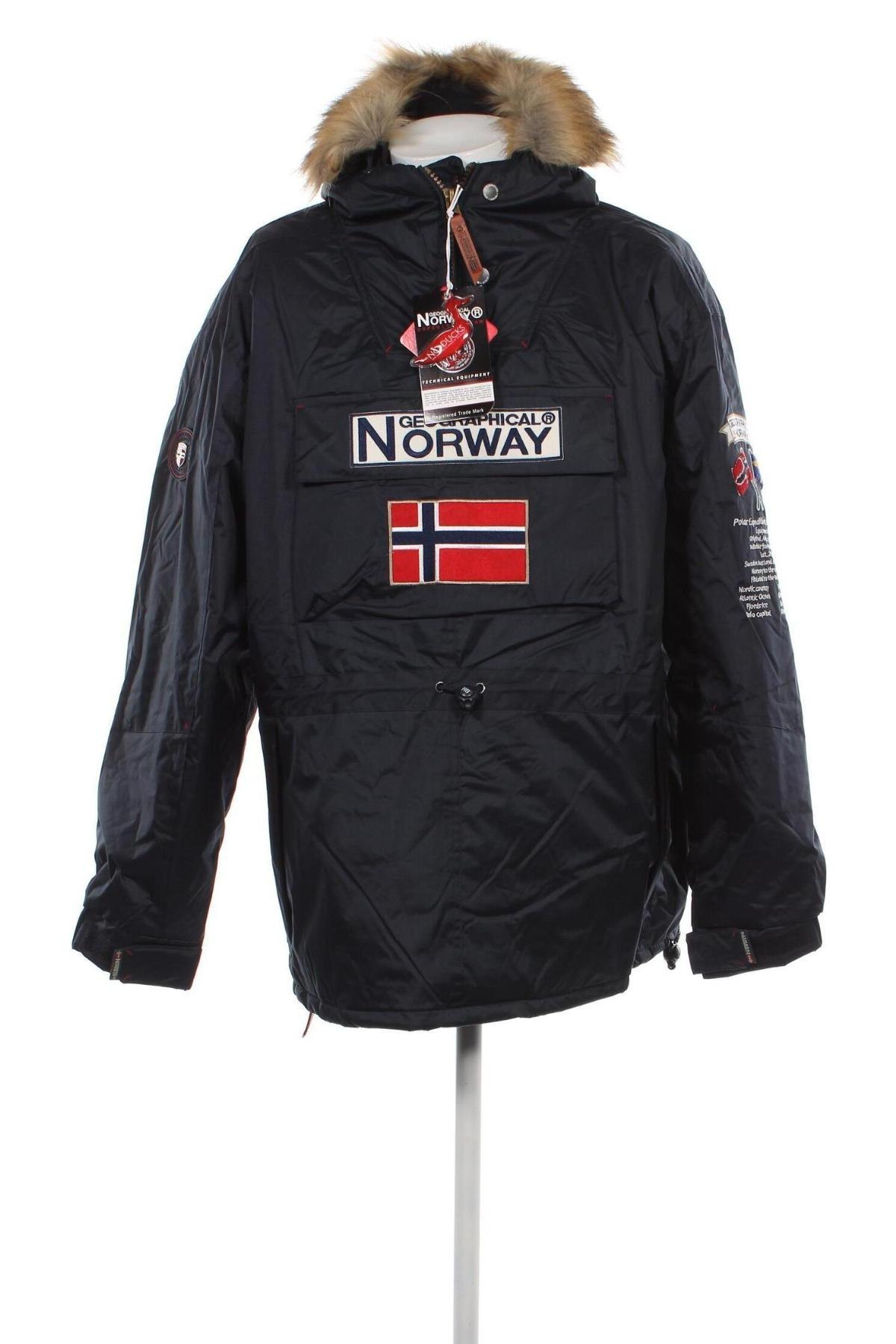 Herrenjacke Geographical Norway, Größe 3XL, Farbe Blau, Preis 80,52 €