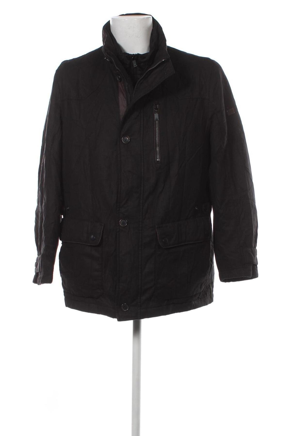 Ανδρικό μπουφάν Pierre Cardin, Μέγεθος L, Χρώμα Μαύρο, Τιμή 21,77 €
