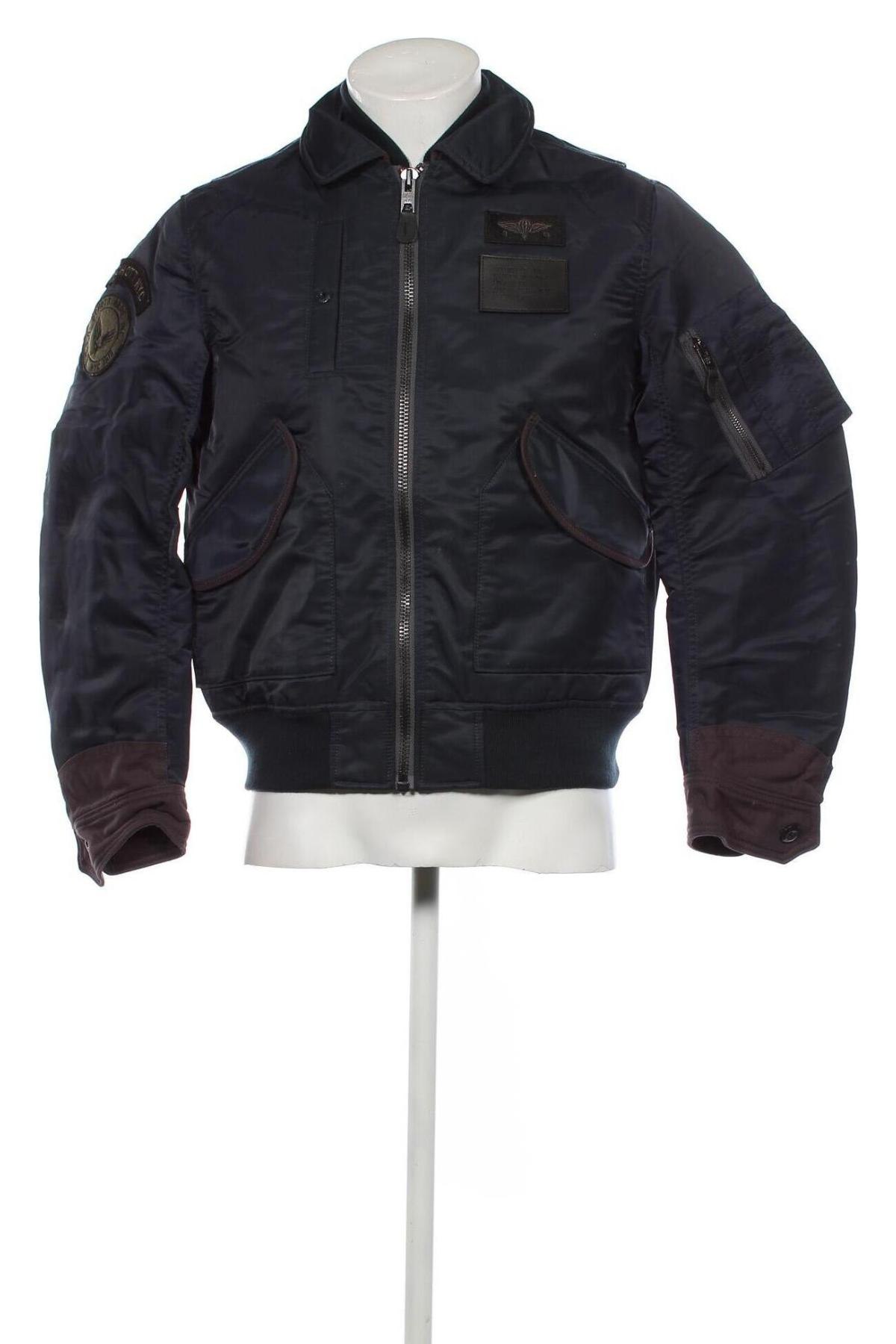 Pánska bunda  Schott, Veľkosť S, Farba Modrá, Cena  100,64 €