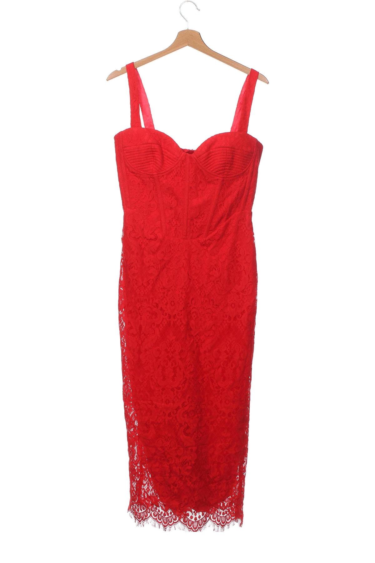Kleid Bardot, Größe M, Farbe Rot, Preis € 105,15