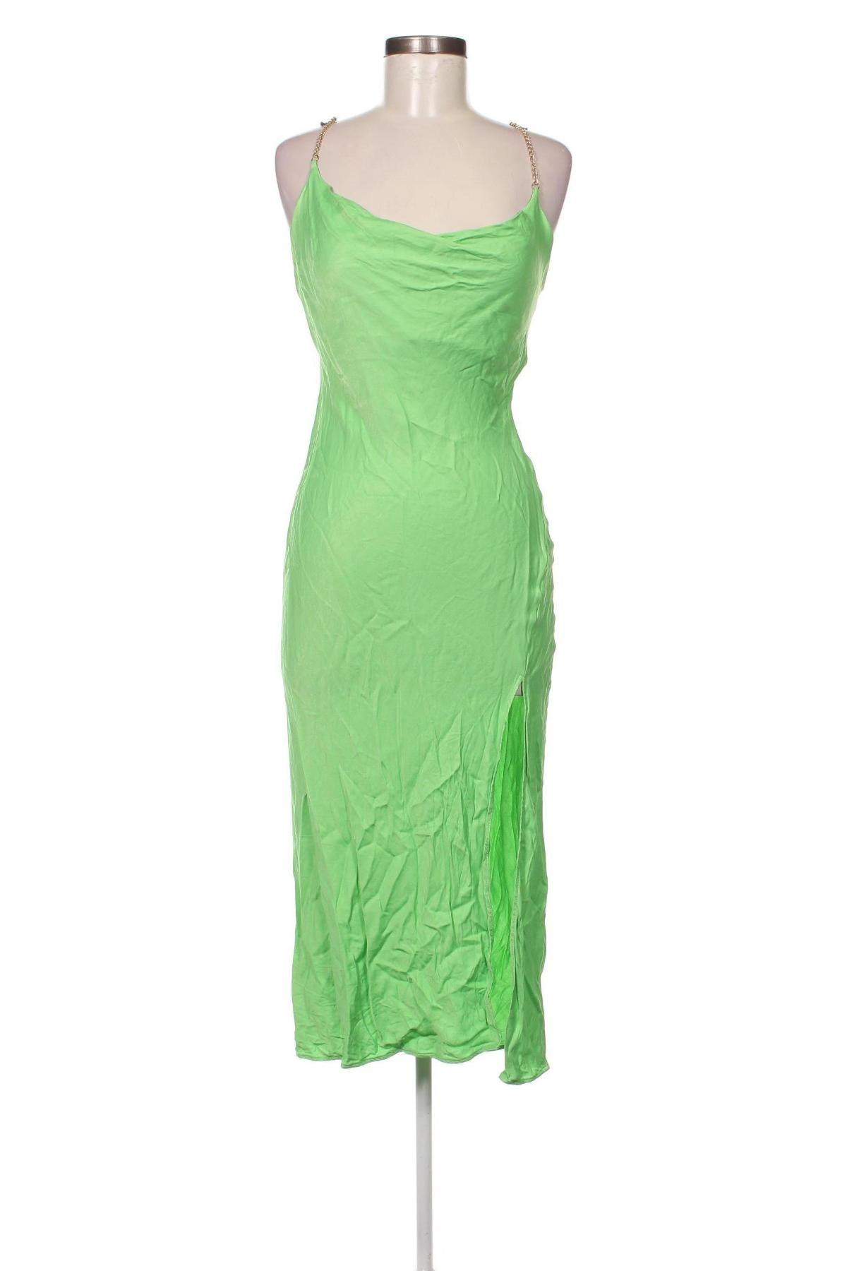 Rochie Bershka, Mărime M, Culoare Verde, Preț 45,99 Lei