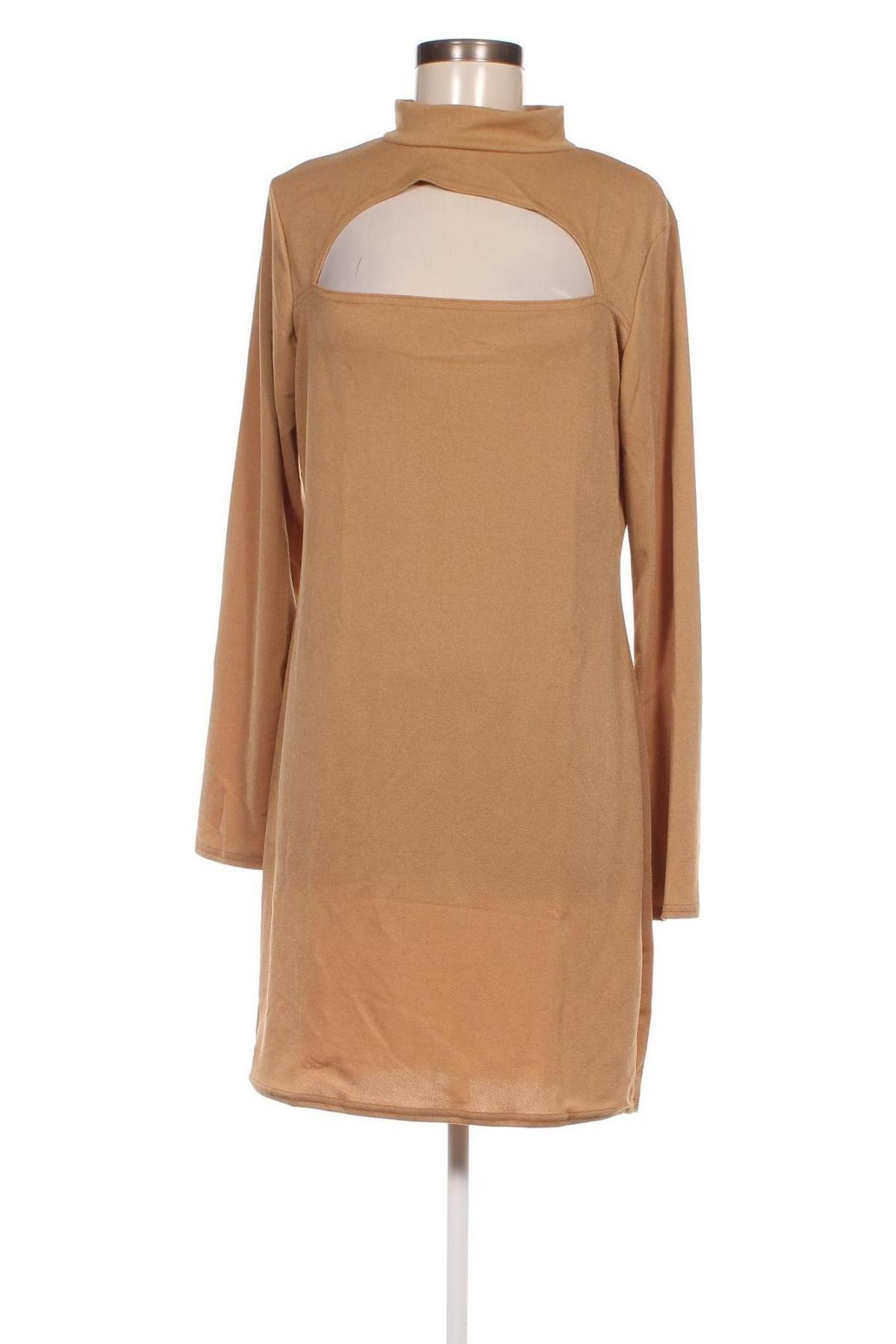 Kleid Boohoo, Größe XL, Farbe Beige, Preis 6,99 €