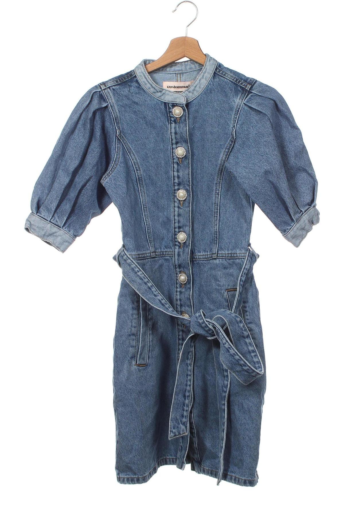 Kleid Custommade, Größe XS, Farbe Blau, Preis 86,78 €