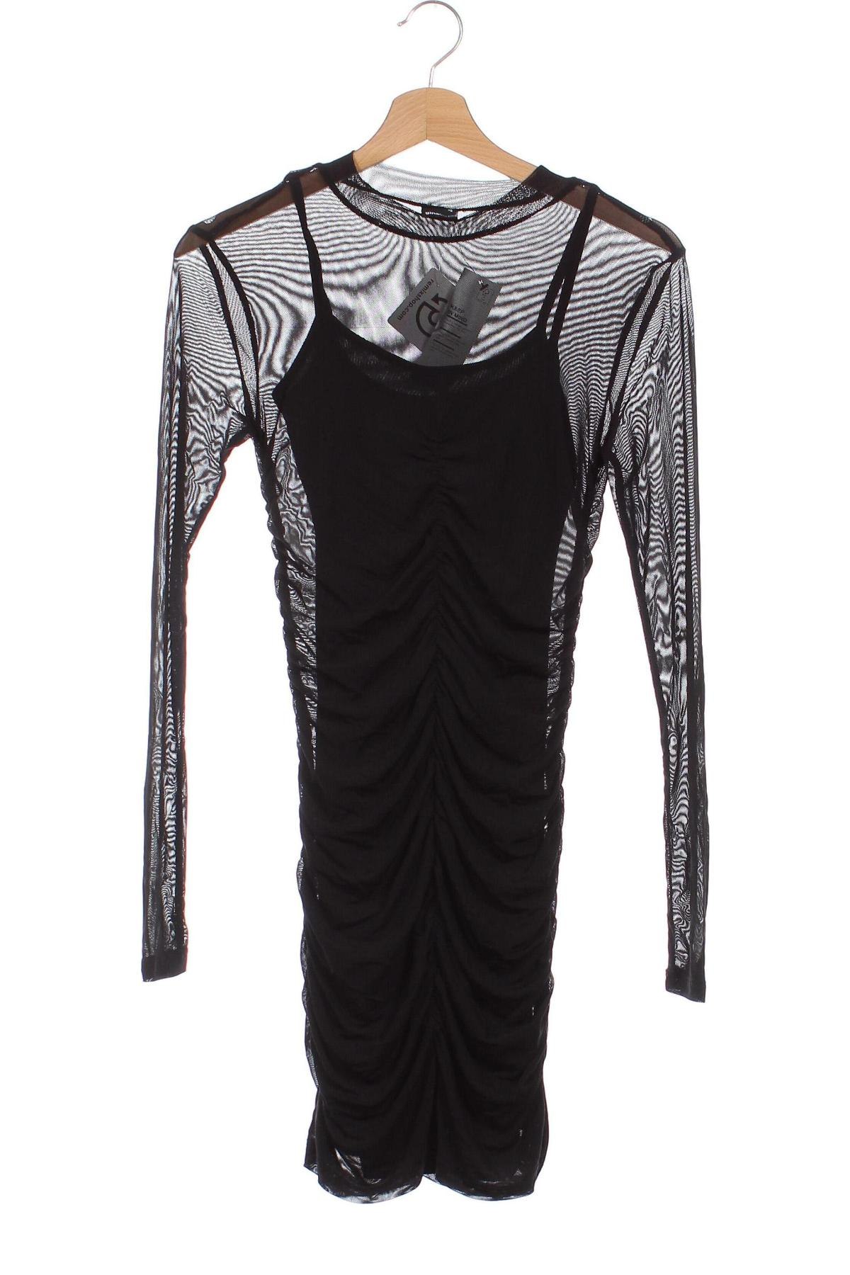 Kleid Gina Tricot, Größe XS, Farbe Schwarz, Preis € 9,92