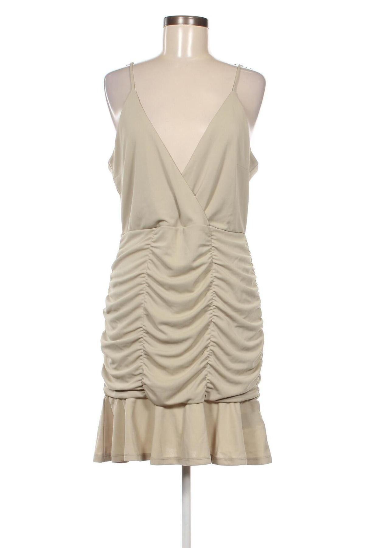 Φόρεμα H&M, Μέγεθος L, Χρώμα  Μπέζ, Τιμή 23,71 €