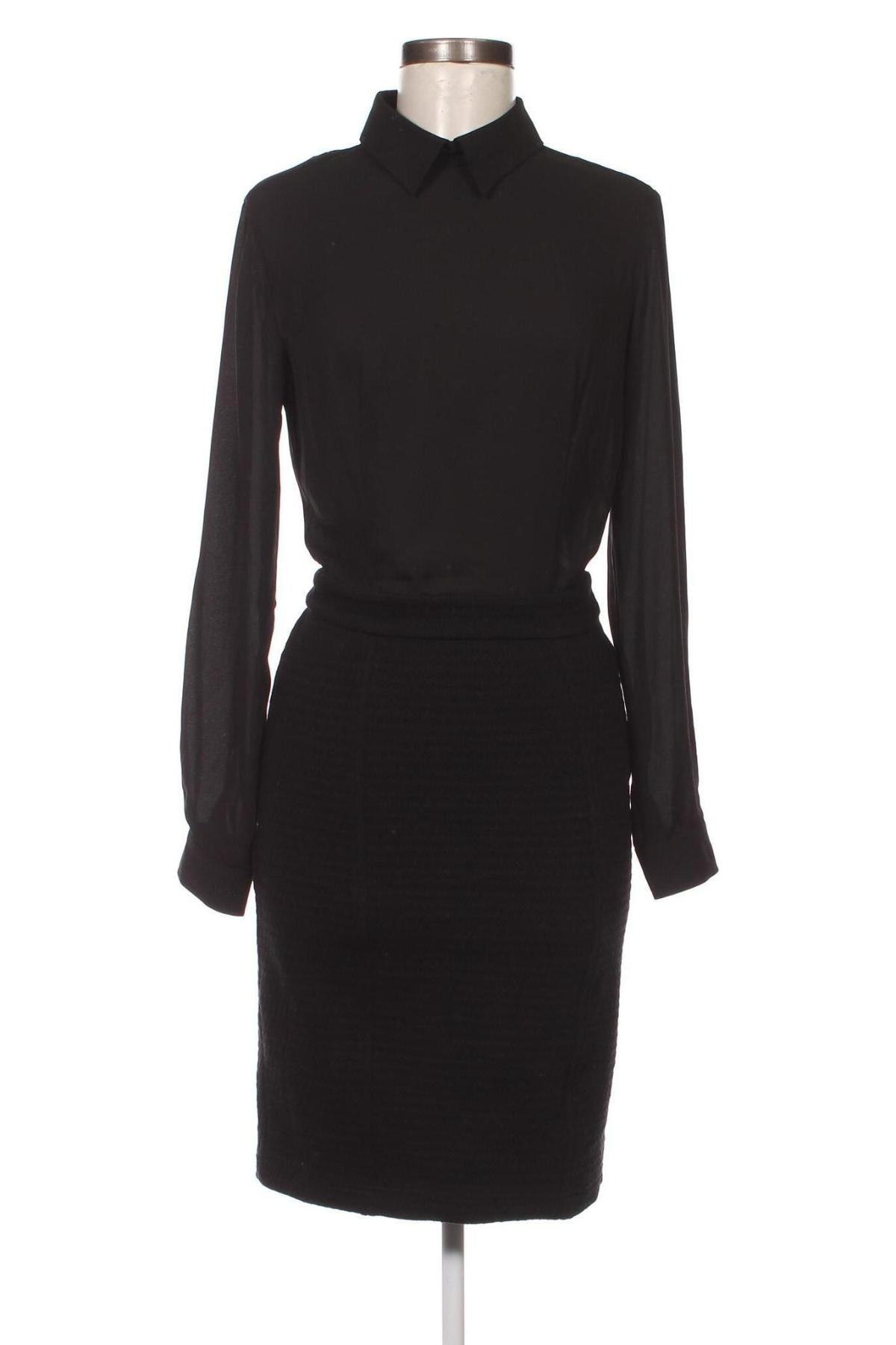 Φόρεμα Stefanel, Μέγεθος M, Χρώμα Μαύρο, Τιμή 41,87 €