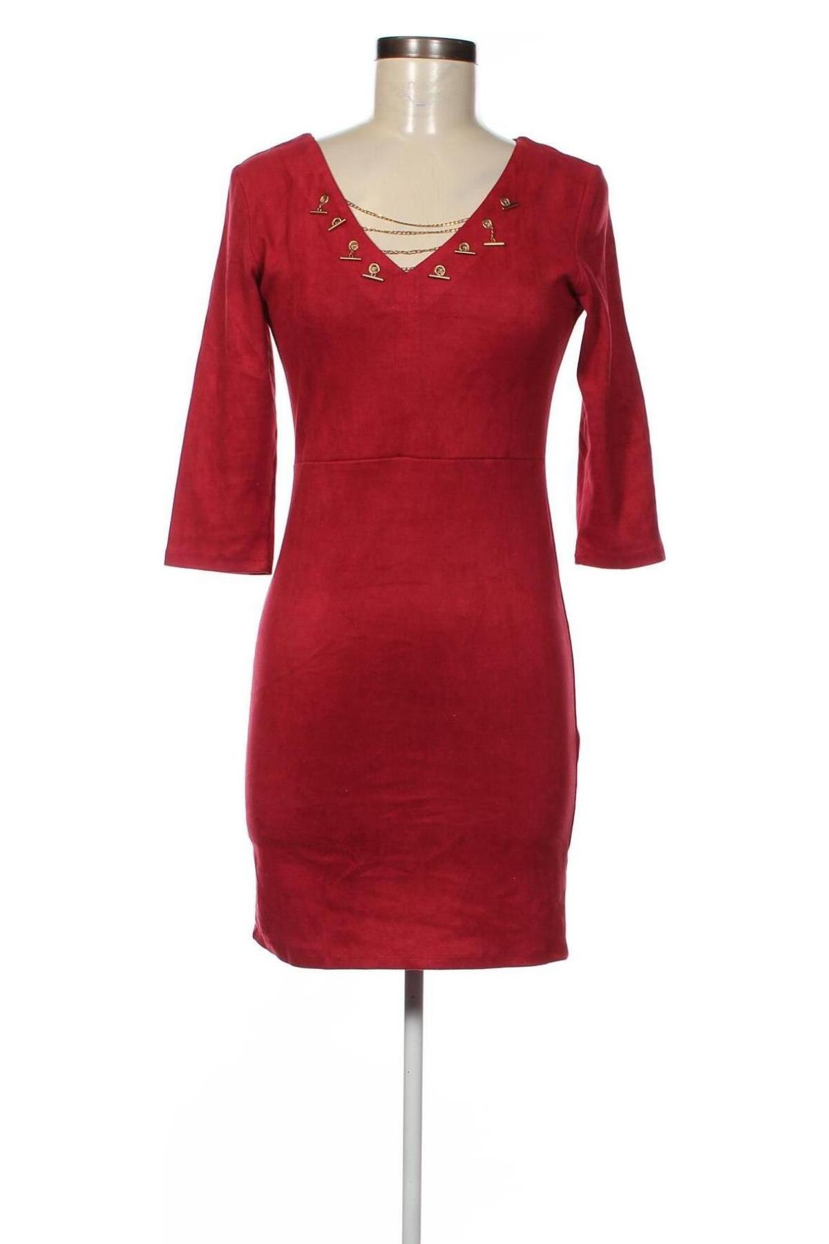 Šaty  Voyelles, Veľkosť S, Farba Červená, Cena  4,93 €