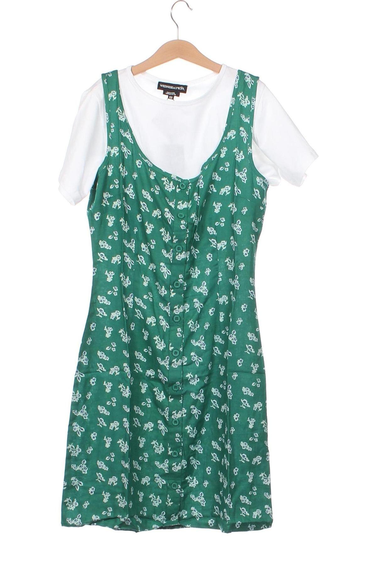 Kleid Wednesday's Girl, Größe XS, Farbe Mehrfarbig, Preis 7,89 €