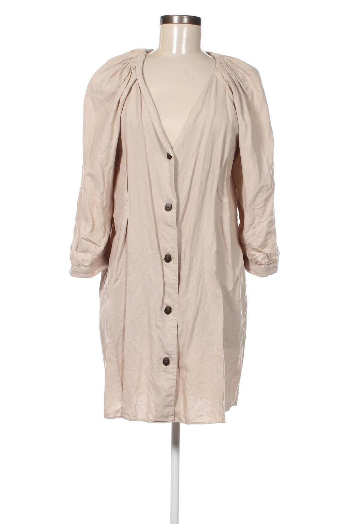 Kleid Zara, Größe M, Farbe Beige, Preis 6,73 €