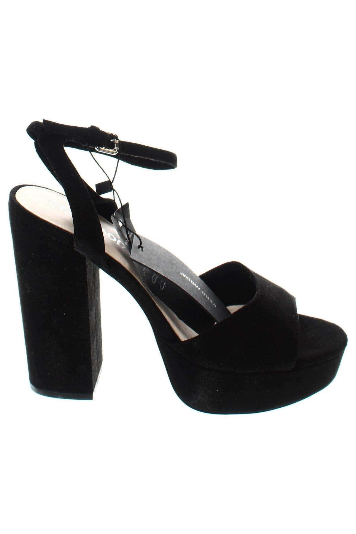 Sandale Vero Moda, Mărime 40, Culoare Negru, Preț 138,55 Lei