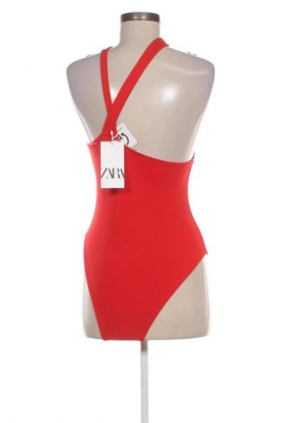 Damenbluse-Body Zara, Größe M, Farbe Rot, Preis 27,70 €