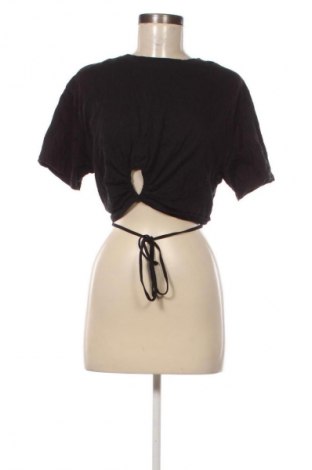 Damen Shirt Bershka, Größe L, Farbe Schwarz, Preis 8,99 €