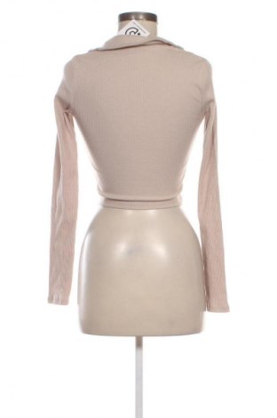 Damen Shirt Bershka, Größe S, Farbe Beige, Preis € 9,62