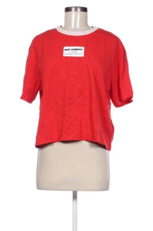 Damen Shirt Best Company, Größe L, Farbe Rot, Preis 5,99 €