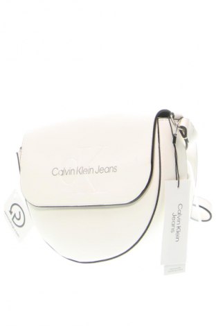 Γυναικεία τσάντα Calvin Klein Jeans, Χρώμα Λευκό, Τιμή 98,99 €