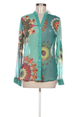 Дамска риза Desigual, Размер L, Цвят Многоцветен, Цена 120,42 лв.