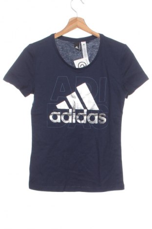 Damen T-Shirt Adidas, Größe XS, Farbe Blau, Preis 37,50 €