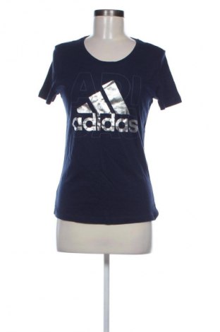 Damen T-Shirt Adidas, Größe S, Farbe Blau, Preis 37,50 €