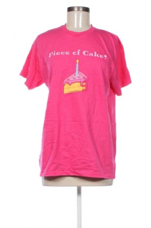 Damen T-Shirt Gildan, Größe M, Farbe Rosa, Preis € 6,99