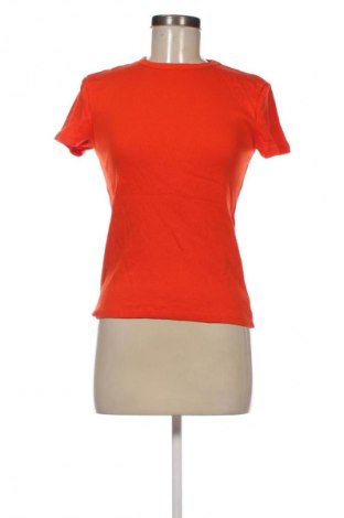 Γυναικείο t-shirt Zara, Μέγεθος M, Χρώμα Πορτοκαλί, Τιμή 7,99 €