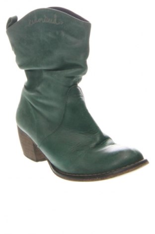 Damen Stiefeletten, Größe 36, Farbe Grün, Preis € 25,99