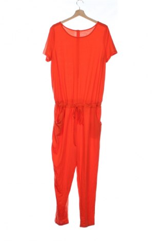 Langer Damen-Overall, Größe M, Farbe Orange, Preis 20,99 €