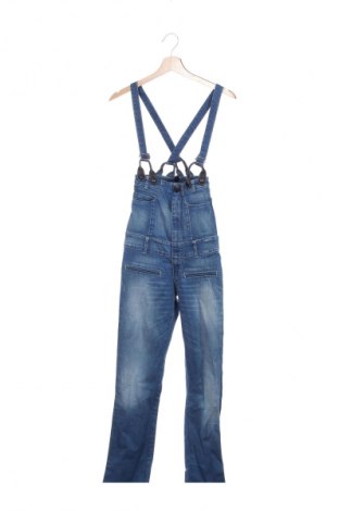 Langer Damen-Overall Bershka, Größe XXS, Farbe Blau, Preis € 12,99