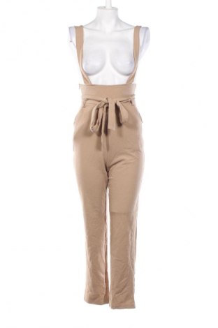 Langer Damen-Overall SHEIN, Größe XS, Farbe Beige, Preis 13,99 €