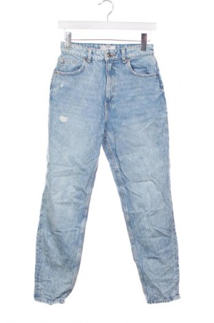 Női farmernadrág Bershka, Méret XS, Szín Kék, Ár 3 329 Ft