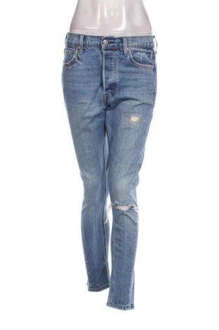 Blugi de femei Signature By Levi Strauss & Co, Mărime M, Culoare Albastru, Preț 50,38 Lei