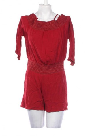 Kurzer Damenoverall, Größe L, Farbe Rot, Preis € 19,85