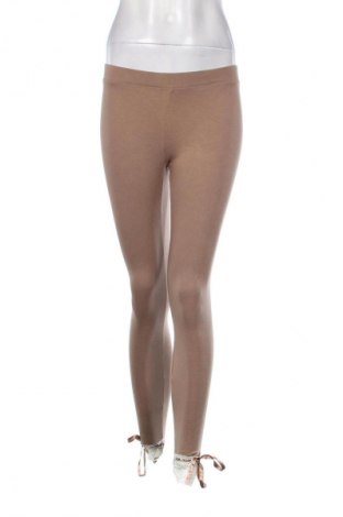 Damen Leggings Gina Tricot, Größe S, Farbe Beige, Preis € 5,99